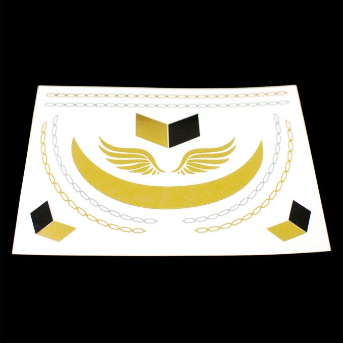 Flash-Tattoos Gold/Silber 01