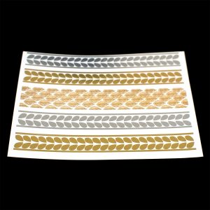 Flash-Tattoo in silber und gold als Produktebild im Shop Alessoires