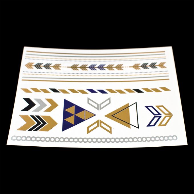 Flash-Tattoos Gold/Silber 14